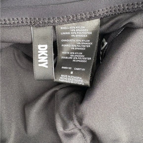 DKNY black Ruched One-Piece Swimsuit - Picture 5 of 7